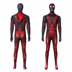Spider-Man Miles Morales New Crimson Cowl Suit Cosplay Costume Jumpsuit 24 Spider-Man Miles Morales New Crimson Cowl Suit Cosplay Costume Jumpsuit -cosplay Sales Shop Miles Morales New Crimson Cowl Suit 5