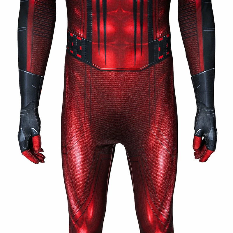 Spider-Man Miles Morales New Crimson Cowl Suit Cosplay Costume Jumpsuit 17 Spider-Man Miles Morales New Crimson Cowl Suit Cosplay Costume Jumpsuit - Image 17