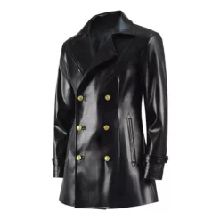 ACcosplay 8th Doctor Leather Jacket Coat Doctor Who Eighth Doctor Coat Cosplay Costumes -cosplay Sales Shop New Eigth Doctor Costumes 15