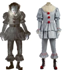 Adults Halloween Pennywise Clown Cosplay Costumes Outfits