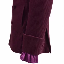 3rd Doctor Planet Of The Daleks Jacket Third Doctor Who Jon Pertwee Coat & Purple Shirt -cosplay Sales Shop Planet of the Daleks 3rd Doctor Purple Shirt 10