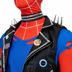 Spider-Punk Suit Spiderman Across The Spider Verse Bodysuit Halloween Costume 2023 ACcosplay -cosplay Sales Shop Spider Punk Suit Spiderman Across The Spider Verse Bodysuit 13