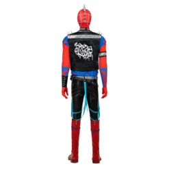 Spider-Punk Suit Spiderman Across The Spider Verse Bodysuit Halloween Costume 2023 ACcosplay -cosplay Sales Shop Spider Punk Suit Spiderman Across The Spider Verse Bodysuit 4