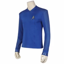 Star Trek Strange New Worlds Uniforms Shirt Cosplay Costume ACcosplay - Blue Color -cosplay Sales Shop Star Trek Strange New Worlds Uniforms 8