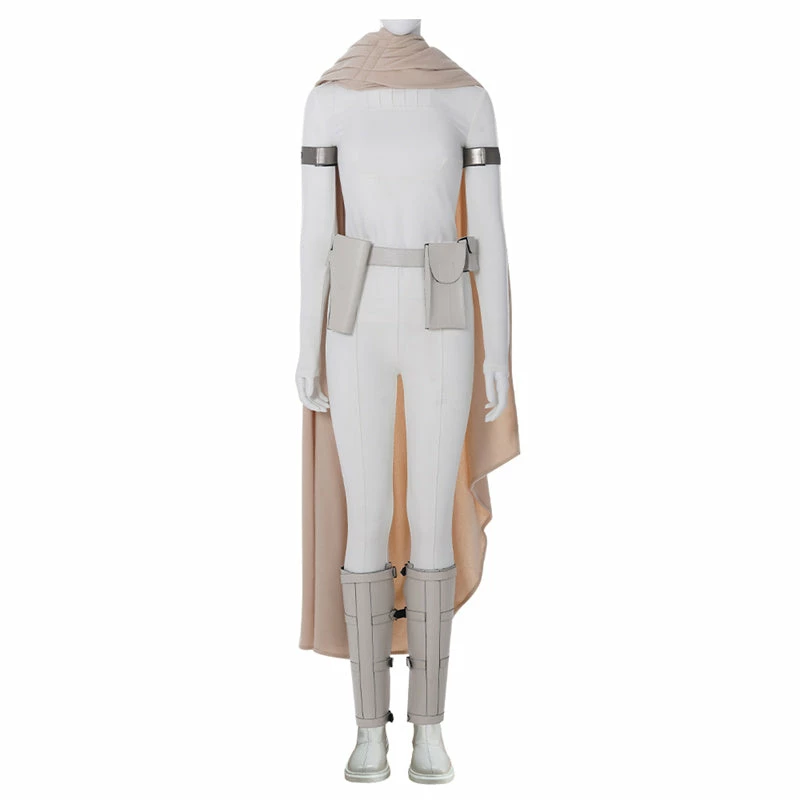 Star Wars Padme Amidala Costumes Padme Cosplay White Battle Outfits New Version ACcosplay 2 Star Wars Padme Amidala Costumes Padme Cosplay White Battle Outfits New Version ACcosplay - Image 2