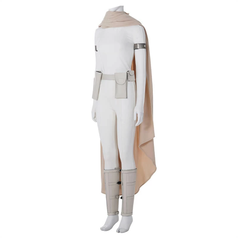 Star Wars Padme Amidala Costumes Padme Cosplay White Battle Outfits New Version ACcosplay 5 Star Wars Padme Amidala Costumes Padme Cosplay White Battle Outfits New Version ACcosplay - Image 5