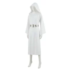 Star Wars Princess Leia White Robe Halloween Cosplay Outfit ACcosplay -cosplay Sales Shop Star Wars Princess Leia White Robe 3