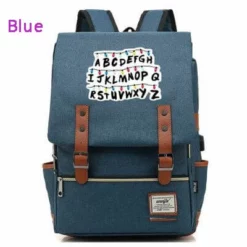 Stranger Things Backpack College School Bag Laptop Daypack(Black USB) -cosplay Sales Shop Stranger Things Backpack 1