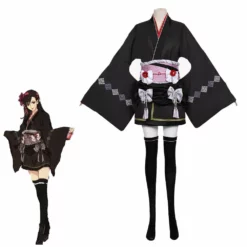 Game Final Fantasy VII FF7 Remake Tifa Lockhart Kimono Cosplay Costume Outfit