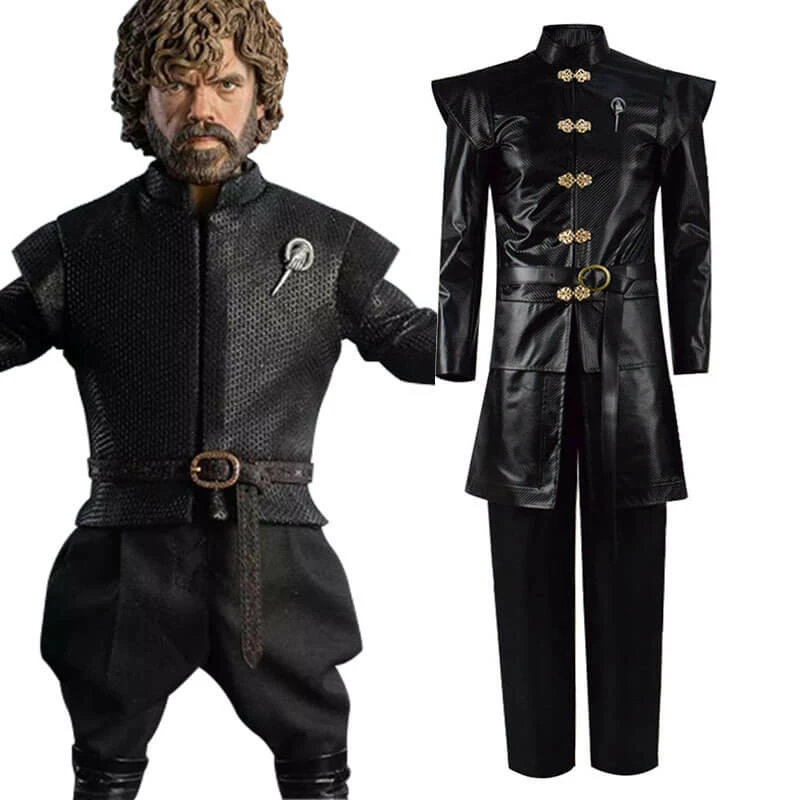 Game Of Thrones Tyrion Lannister Leather Cosplay Costume Men Halloween For Sale 1 Game Of Thrones Tyrion Lannister Leather Cosplay Costume Men Halloween For Sale