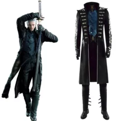 ACcosplay Devil May Cry 5 DMC 5 Vergil Cosplay Outfit Game Costume