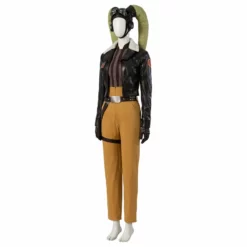 Ahsoka 2023 Hera Syndulla Leather Jacket Cosplay Outfit ACcosplay -cosplay Sales Shop ahsoka 2023 hera syndulla jacket 3