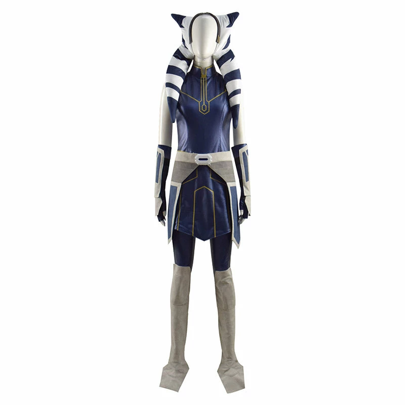 Ahsoka Tano Cosplay Costume Star Wars Clone Wars Season 7 Women Girls Outfit 2 Ahsoka Tano Cosplay Costume Star Wars Clone Wars Season 7 Women Girls Outfit - Image 2