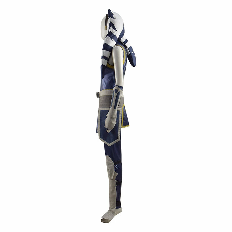 Ahsoka Tano Cosplay Costume Star Wars Clone Wars Season 7 Women Girls Outfit 4 Ahsoka Tano Cosplay Costume Star Wars Clone Wars Season 7 Women Girls Outfit - Image 4