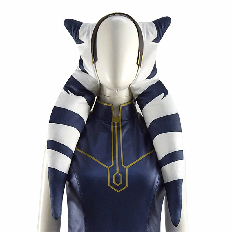 Ahsoka Tano Cosplay Costume Star Wars Clone Wars Season 7 Women Girls Outfit 7 Ahsoka Tano Cosplay Costume Star Wars Clone Wars Season 7 Women Girls Outfit - Image 7