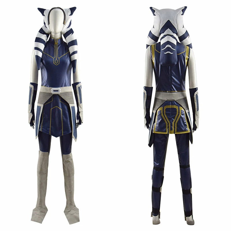 Ahsoka Tano Cosplay Costume Star Wars Clone Wars Season 7 Women Girls Outfit 1 Ahsoka Tano Cosplay Costume Star Wars Clone Wars Season 7 Women Girls Outfit