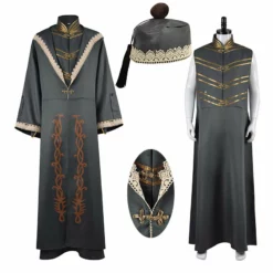 Harry Potter Professor Albus Dumbledore Cosplay Costume Hogwarts School Principals Uniform Wizard Suit