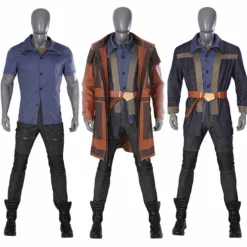 Star Wars Black Series Andor Cassian Cosplay Costume Brown Leather Jacket Uniform Halloween Outfit