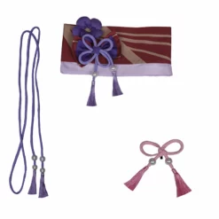 Genshin Impact Raiden Shogun Costume Gameplay Baal Cosplay Dress Purple Kimono Zhen Version -cosplay Sales Shop baal cosplay6