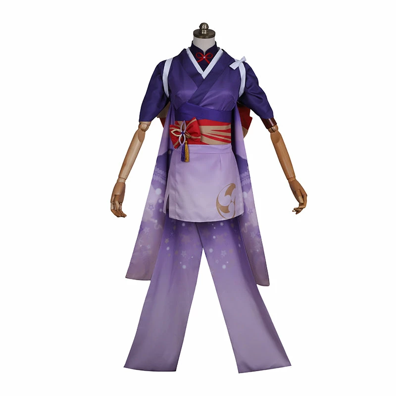 Genshin Impact Raiden Shogun Costume Gameplay Baal Cosplay Dress Purple Kimono Ying Version 2 Genshin Impact Raiden Shogun Costume Gameplay Baal Cosplay Dress Purple Kimono Ying Version - Image 2