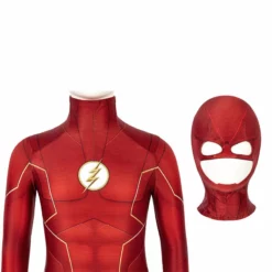 Barry Allen Cosplay The Flash Season 6 Costume Superhero Jumpsuit For Kids -cosplay Sales Shop barry allen cosplay2