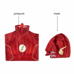 Barry Allen Cosplay The Flash Season 6 Costume Superhero Jumpsuit For Kids -cosplay Sales Shop barry allen cosplay4