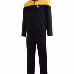 Star Trek Voyager Star Fleet Cosplay B'Elanna Torres Costume Yellow Jacket Uniform -cosplay Sales Shop belanna torres uniform 3