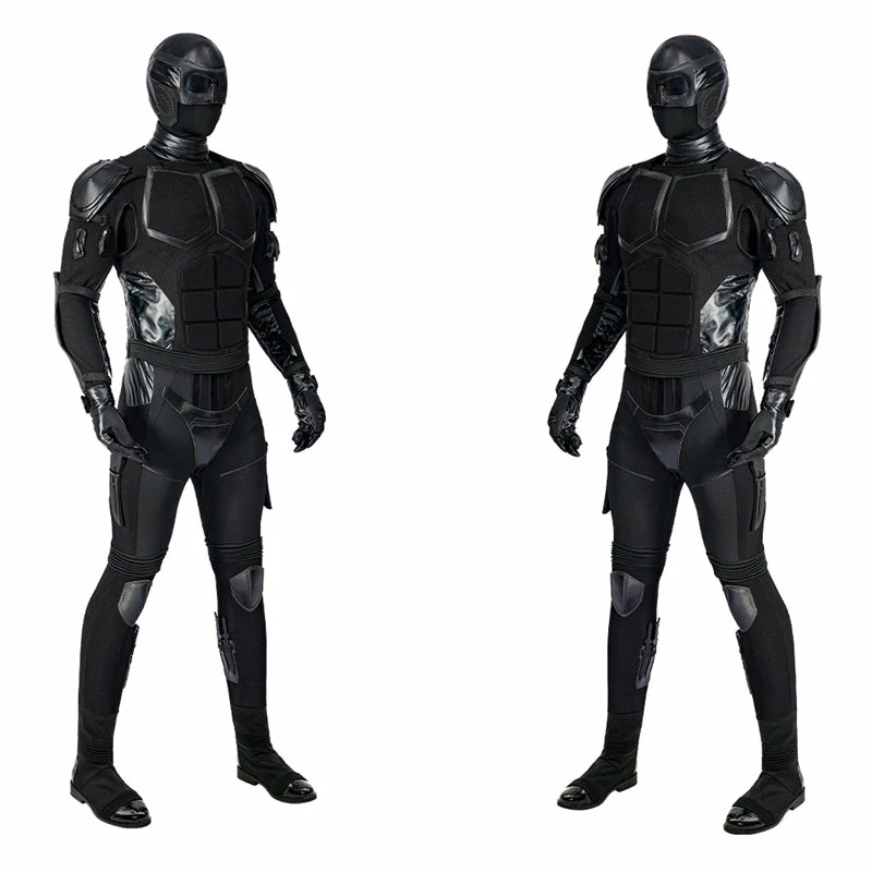 2023 The Boys Season 4 Black Noir Cosplay Costume Superhero Black Jumpsuit Bodysuit 3 2023 The Boys Season 4 Black Noir Cosplay Costume Superhero Black Jumpsuit Bodysuit - Image 3