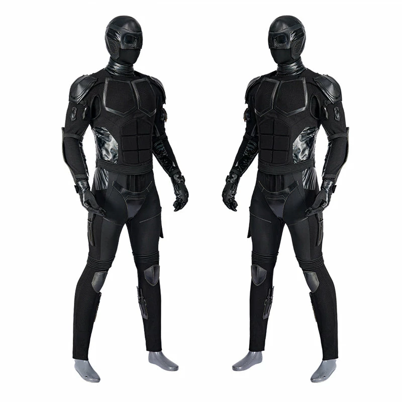 2023 The Boys Season 4 Black Noir Cosplay Costume Superhero Black Jumpsuit Bodysuit 5 2023 The Boys Season 4 Black Noir Cosplay Costume Superhero Black Jumpsuit Bodysuit - Image 5