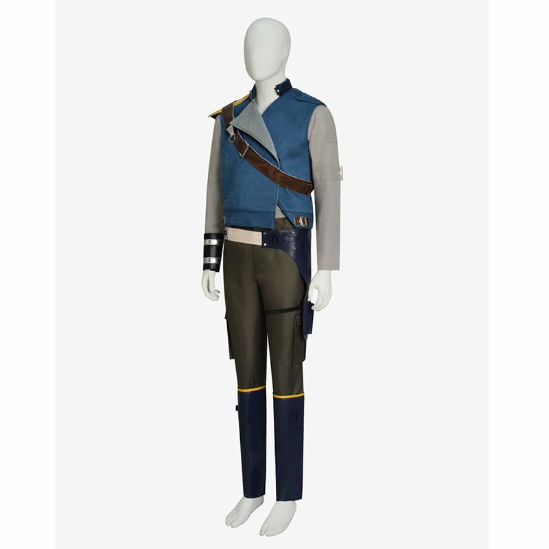 Star Wars Jedi: Survivor Cosplay Cal Kestis Costume Leather Vest Full Set Halloween Suit 4 Star Wars Jedi: Survivor Cosplay Cal Kestis Costume Leather Vest Full Set Halloween Suit - Image 4