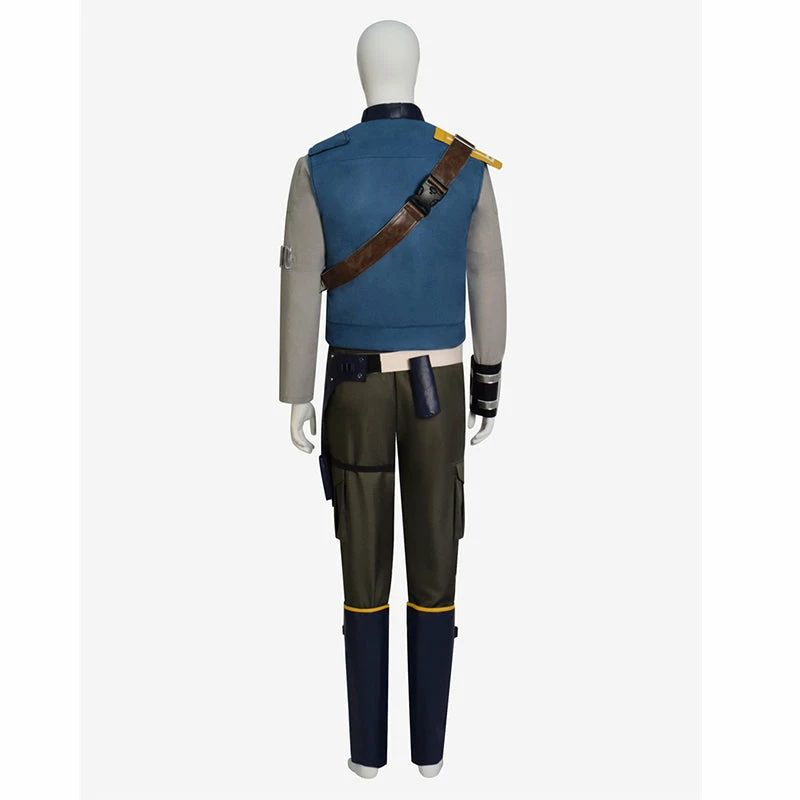 Star Wars Jedi: Survivor Cosplay Cal Kestis Costume Leather Vest Full Set Halloween Suit 6 Star Wars Jedi: Survivor Cosplay Cal Kestis Costume Leather Vest Full Set Halloween Suit - Image 6