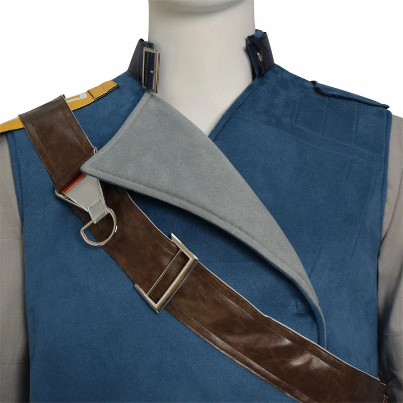 Star Wars Jedi: Survivor Cosplay Cal Kestis Costume Leather Vest Full Set Halloween Suit 7 Star Wars Jedi: Survivor Cosplay Cal Kestis Costume Leather Vest Full Set Halloween Suit - Image 7