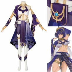 Genshin Impact Candace Cosplay Costume Gameplay Women Sexy Battle Suit Fancy Uniform