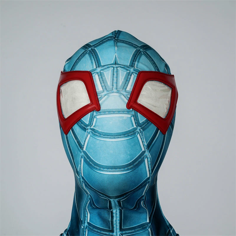 Miles Morales Captain America Spider-Man Cosplay Costume Superhero Spidey Jumpsuit 4 Miles Morales Captain America Spider-Man Cosplay Costume Superhero Spidey Jumpsuit - Image 4
