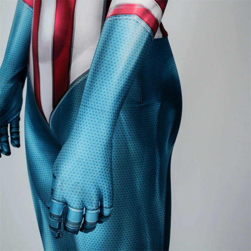 Miles Morales Captain America Spider-Man Cosplay Costume Superhero Spidey Jumpsuit 12 Miles Morales Captain America Spider-Man Cosplay Costume Superhero Spidey Jumpsuit - Image 12