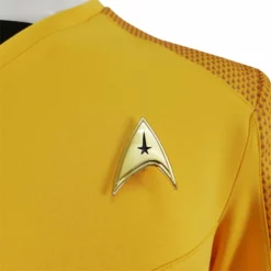 Star Trek: Strange New Worlds Captain Christopher Pike Cosplay Costume Yellow Uniform Shirt 14 Star Trek: Strange New Worlds Captain Christopher Pike Cosplay Costume Yellow Uniform Shirt -cosplay Sales Shop christopher pike uniform 7