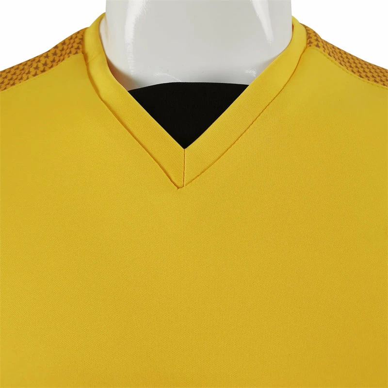 Star Trek: Strange New Worlds Captain Christopher Pike Cosplay Costume Yellow Uniform Shirt 8 Star Trek: Strange New Worlds Captain Christopher Pike Cosplay Costume Yellow Uniform Shirt - Image 8