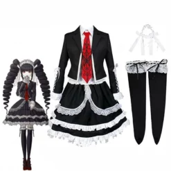 Danganronpa Celestia Ludenberg Lolita Dress Cosplay Costume