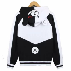 Danganronpa Monokuma Black White Bear Hoodie Jacket -cosplay Sales Shop danganronpa monokuma black white bear hoodie jacket 10