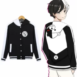Danganronpa Monokuma Black White Bear Hoodie Jacket -cosplay Sales Shop danganronpa monokuma black white bear hoodie jacket 11