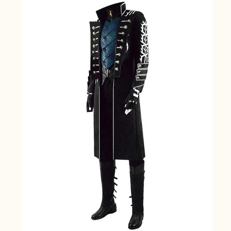 ACcosplay Devil May Cry 5 DMC 5 Vergil Cosplay Outfit Game Costume 3 ACcosplay Devil May Cry 5 DMC 5 Vergil Cosplay Outfit Game Costume - Image 3