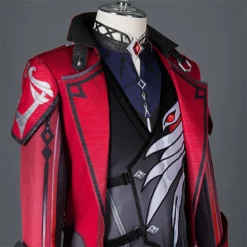 Genshin Impact Diluc Cosplay Costume Game Diluc Red Dead Of Night Skin Uniform Suit -cosplay Sales Shop diluc red dead of night cosplay 16