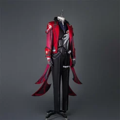 Genshin Impact Diluc Cosplay Costume Game Diluc Red Dead Of Night Skin Uniform Suit -cosplay Sales Shop diluc red dead of night cosplay 4