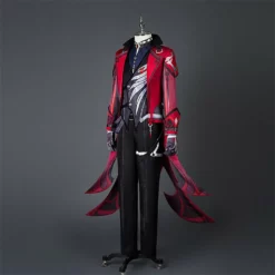 Genshin Impact Diluc Cosplay Costume Game Diluc Red Dead Of Night Skin Uniform Suit -cosplay Sales Shop diluc red dead of night cosplay 5