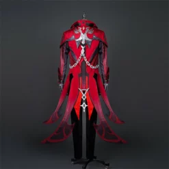 Genshin Impact Diluc Cosplay Costume Game Diluc Red Dead Of Night Skin Uniform Suit -cosplay Sales Shop diluc red dead of night cosplay 6