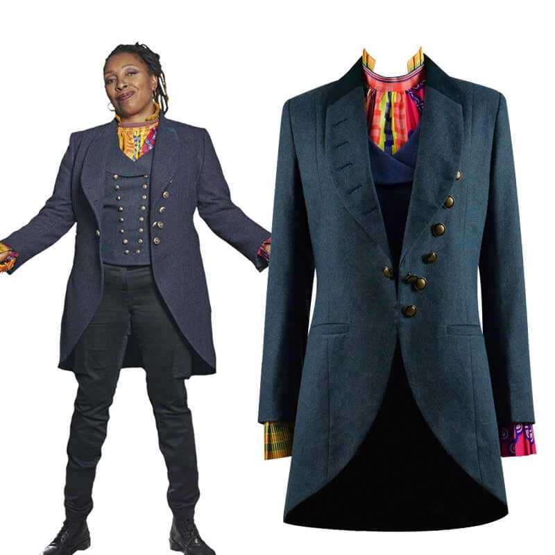 Doctor Who Series 12 Ruth Doctor Who Cosplay Costume Outfit 1 Doctor Who Series 12 Ruth Doctor Who Cosplay Costume Outfit