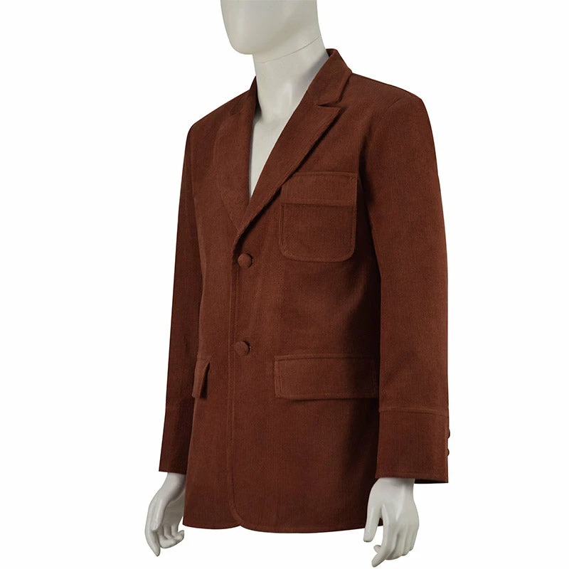 Doctor Who Cosplay Dr. Who And The Daleks Costume Red Coat 3 Doctor Who Cosplay Dr. Who And The Daleks Costume Red Coat - Image 3