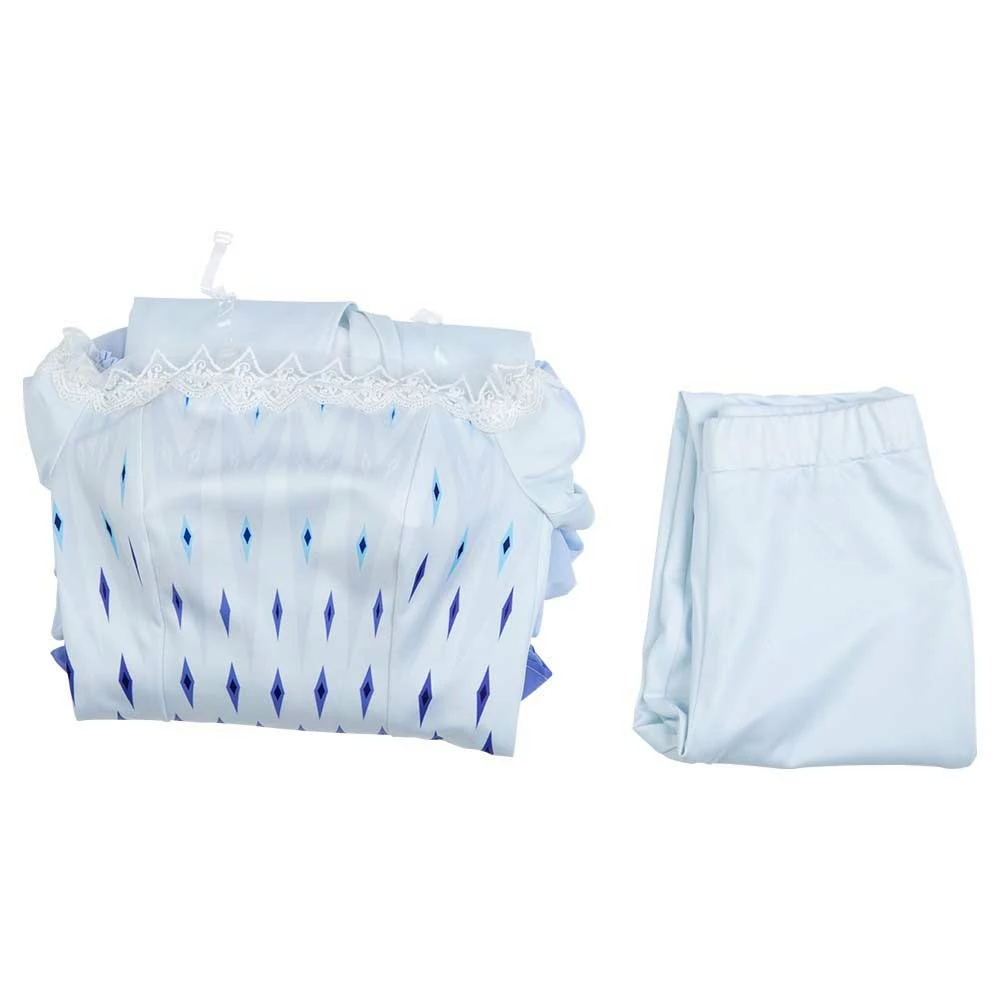 Frozen 2 Elsa Costume White Dress Cosplay Costume For Adults 6 Frozen 2 Elsa Costume White Dress Cosplay Costume For Adults - Image 6