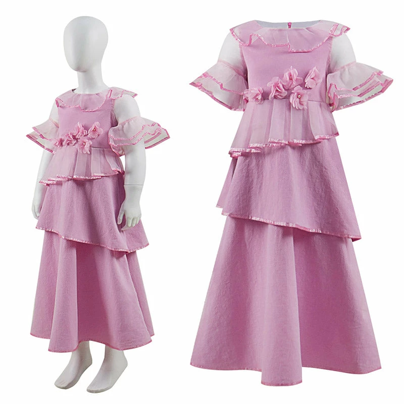 Encanto Cosplay Mirabel Madrigal Costume Candy Princess Dress For Kids Girls 3 Encanto Cosplay Mirabel Madrigal Costume Candy Princess Dress For Kids Girls - Image 3