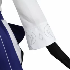 Genshin Impact Pizza Hut Eula Cosplay Costume Anime Girl Eula Waiter Dress Uniform Outfit -cosplay Sales Shop eula pizza hut cosplay 8